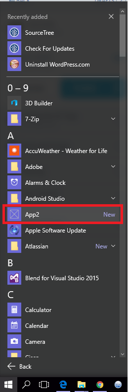 startmenu